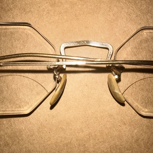 Vintage Glasses Spectacles Welflex Gold Complete W/ Orig. Hard Case Bechtold S D - Picture 13 of 18