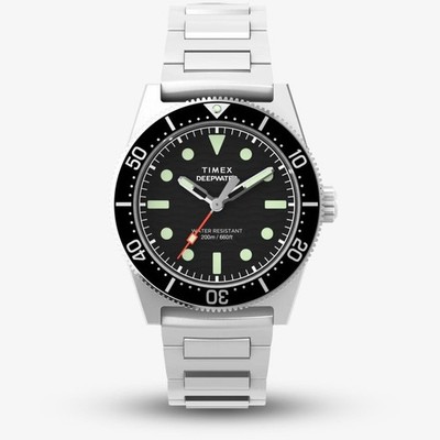 Timex Herren Deepwater Reef Edelstahl Uhr TW2W95200