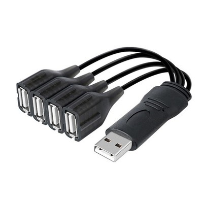 USB Y Splitter Cable USB2.0 Male to 4 Port USB2.0 Female Cable USB Cable Support