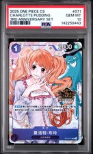 2025 ONE PIECE SIMPLIFIED CHINESE 3RD ANNIVERSARY SET CHARLOTTE PUDDING PSA 10