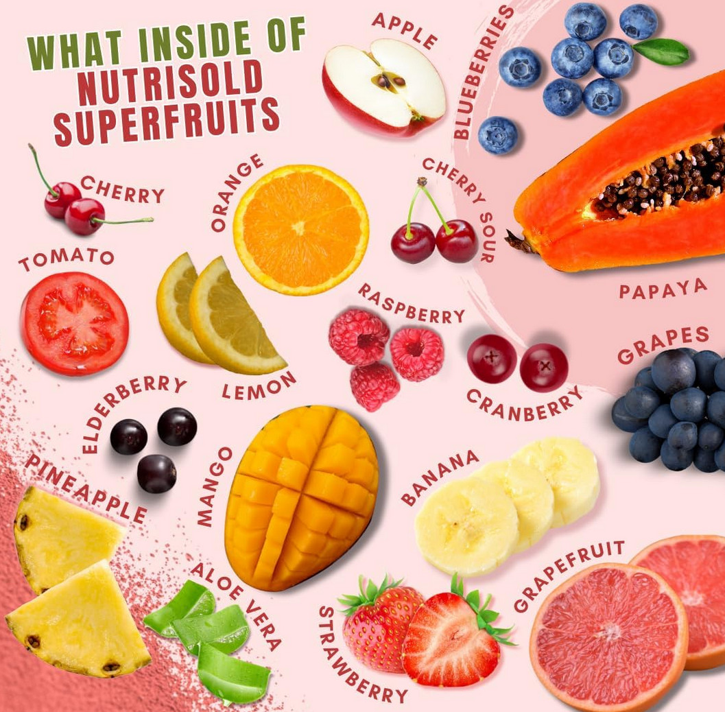FRUITS & VEGGIES SUPPLEMENT – PACKED WITH 30+ WHOLE FOOD SUPERFOODS