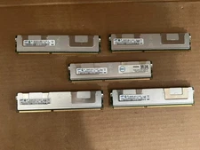 LOT OF 5 SAMSUNG 8GB PC3-8500R DDR3-1066 ECC SERVER RAM M393B1K73CHD-CF8 D2-1(2)