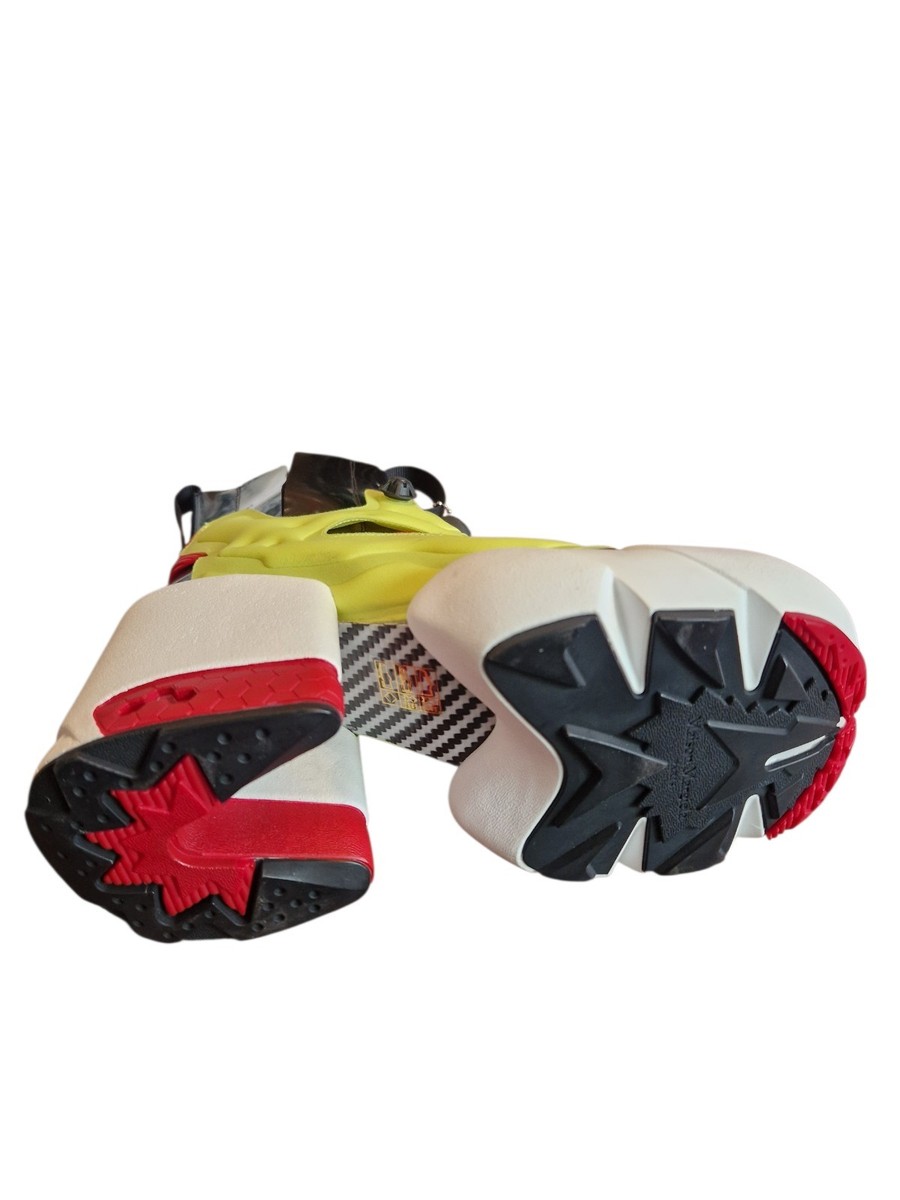 Maison Margiela x Reebok Tabi Instapump Fury Hi Boots Black/Yellow