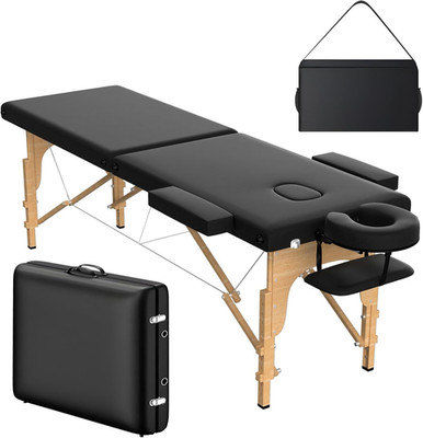 Massage Table Portable Massage Bed, 84'' X 24'' 2-Fold Salon SPA Tattoo Bed Lash T
