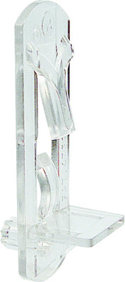 U 11301 Self-Locking Shelf Support Pegs, 5Mm. Peg X 3/4 In. Shelf, Plastic (4 Pa