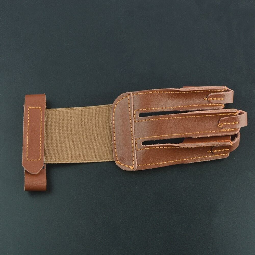 Gear Archery Gloves 3 Finger Tab Guard Bow Shooting Protector