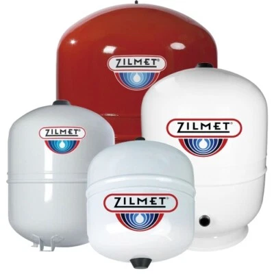 Zilmet Solar Plus 12L - 200L Membran Ausdehnungsgefäß Druckausgleichsgefäß ADG