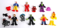 Imaginext Lot of 6 Blind Bag Figures + Accessories Chicken Secret Agent Clown