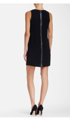 vince leather tank dress Vince Leather Sleeveless Dress