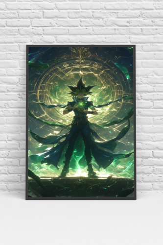 Yu-gi-oh Yugi Mutou Anime Poster Print - No Frame