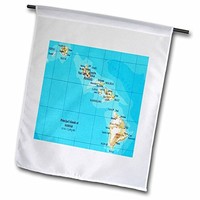 3drose Fl_41576_1 Map Of Hawaiian Islands Garden Flag, 12 By 18-inch, New, Free on sale 3drose Fl_41576_1 Map Of Hawaiian Islands Garden Flag, 12 By 18-inch, New, Free on sale