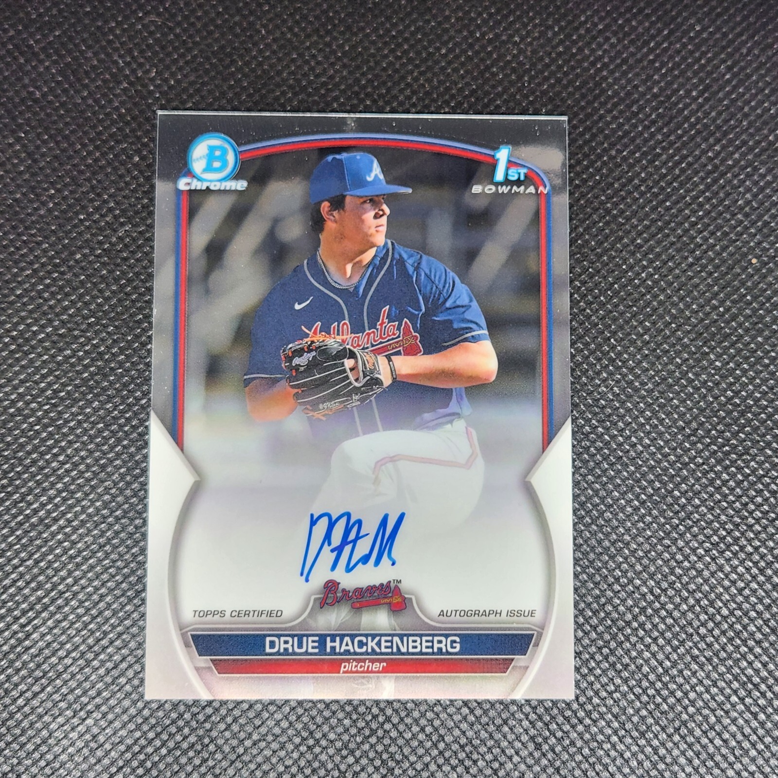 2023 Bowman Chrome Drue Hackenberg Bowman 1st Base Auto #CDA-DH