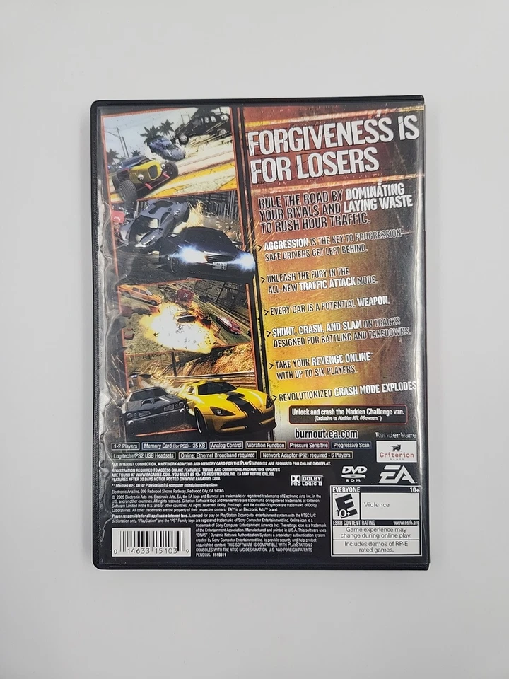 Burnout Revenge PS2 PlayStation 2 Completo CIB Foto 2 de 4