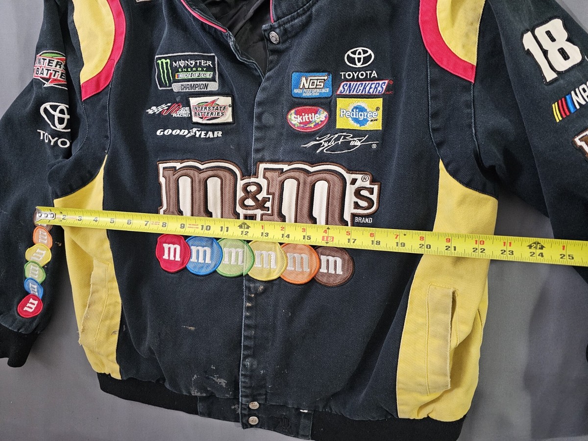 JH Design Kyle Busch m&m's レーシングジャケット L Authentic Kyle