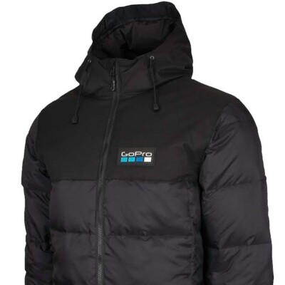 GoPro/686 Avenue Down Parka Jacket Mens Large Black Limited Edition