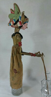 Marionnette Indonésienne Wayang Golek Personnage du Ramayana