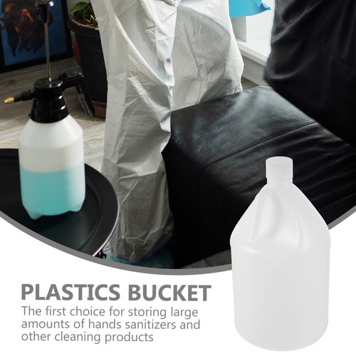 2 Stück Gallonenkrüge mit weißen Kappen Kunststoffkrüge mit Deckel Kunststoffkanne Behälter - Bild 4 von 11