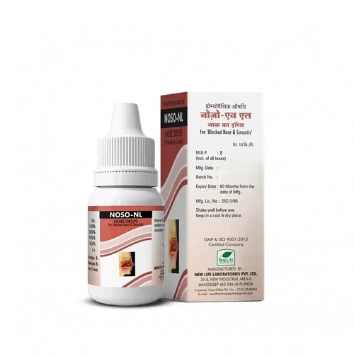 New Life Noso-NL Nose Drops 10ml x 5 | Sinus Relief | 5 Yr Exp | Free Shipping - Picture 2 of 4