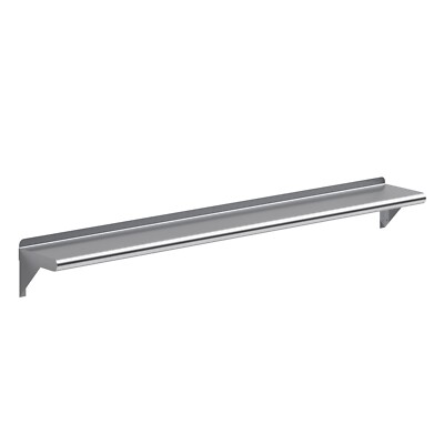 8 in. x 60 in. Stainless Steel Wall Shelf