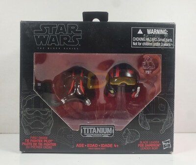 Star Wars The Black Series Titanium Helmets Tie Fighter Pilot Poe Dameron #04