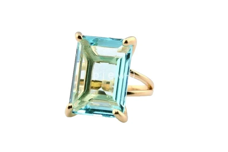 Anillos de moda de Latón de Topacio