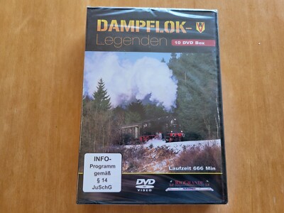 Dampflok-Legenden   (Rio Grande)  (NEU/OVP)   ---10 DVDs---     FSK:0