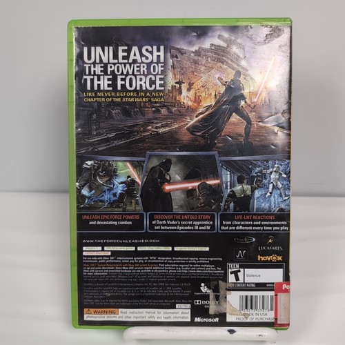 Star Wars: The Force Unleashed (Microsoft Xbox 360, 2008) - Picture 2 of 4