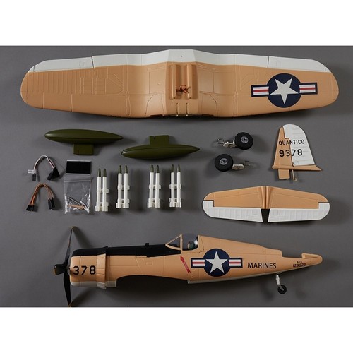 DERBEE DB002PG F4U Corsair Warbird PNP gelb - 75cm - Bild 11 von 11