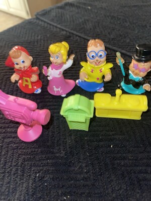 1990  Alvin &The Chipmunks McDonalds Toy Full Set