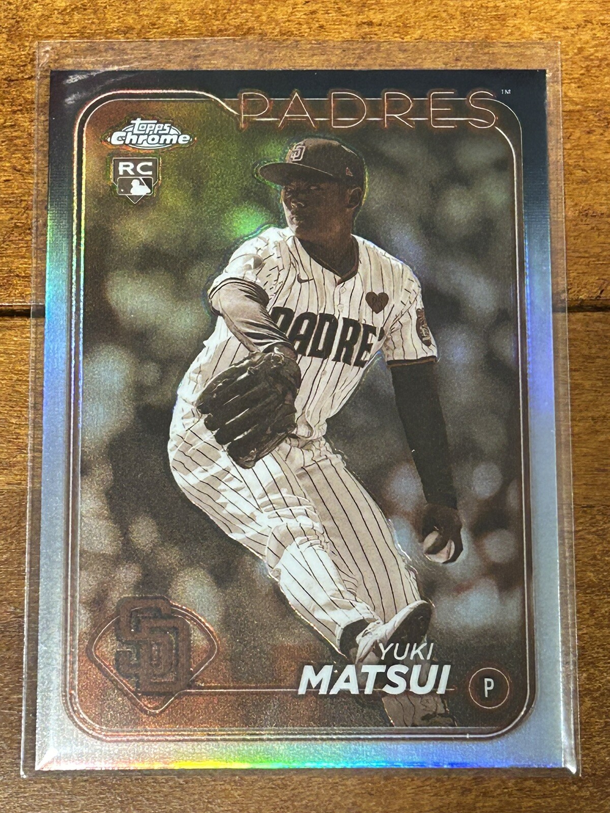 2024 Topps Chrome - Sepia Refractor #116 Yuki Matsui (RC) Padres