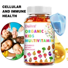 Multivitamin Gummies Kids Mental Clarity Gut Health Immune Support 60 CT Vegan
