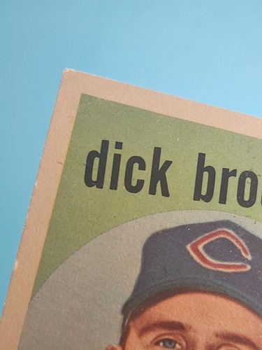 1959 Topps Dick Brodowski Cleveland #371 en muy buen estado-excelente+ ⚾ - Imagen 4 de 9
