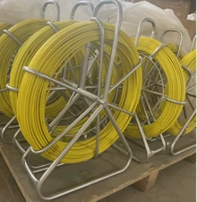 42FT Fish Tape Fiberglass Wire Cable Running Rod Duct Rodder Fishtape Puller 8MM