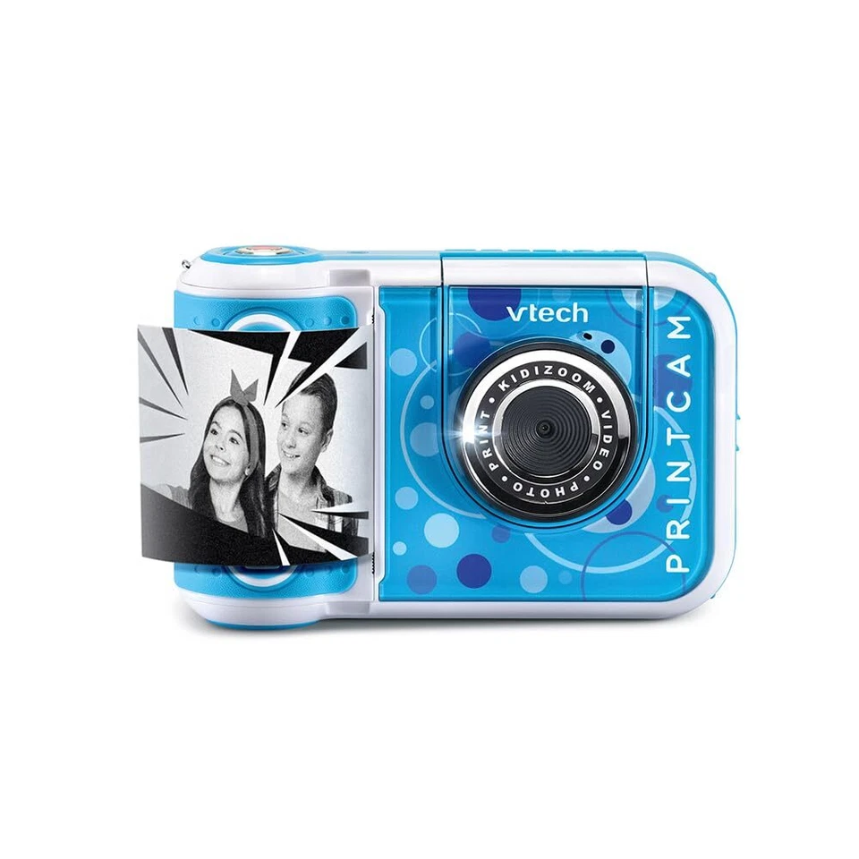Vtech Kidizoom Print Cam blau, Digitalkamera mit Sofortdruck für Kinder ab 5 - Bild 2 von 4