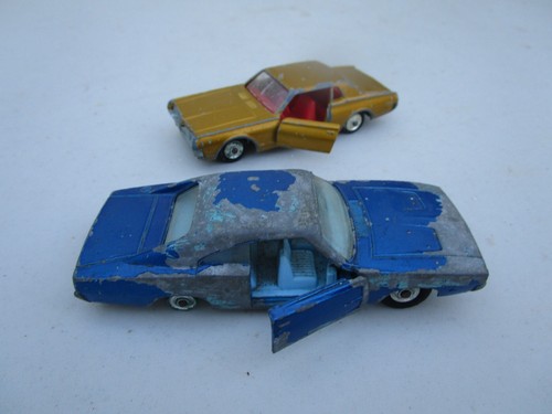 VINTAGE DIECAST LESNEY MATCHBOX KING SIZE PAIR DODGE MERCURY - Picture 2 of 2