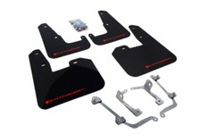 Rally Armor Black UR Mud Flap w/ Red Logo for 08-11 Subaru STI (Hatch Only)