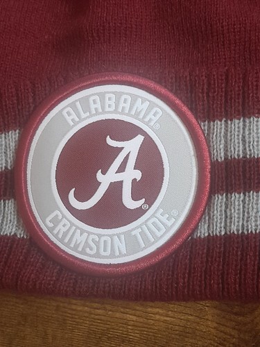New Era ALABAMA CRIMSON TIDE 2 Striped Beanie - New w/ tags - Picture 2 of 4