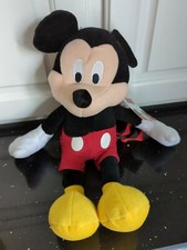 Disney Mickey Mouse Plush Doll Bookbag, New