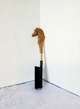 Vintage Horse Head Shoe Brush - Made in Japan - Equestrian