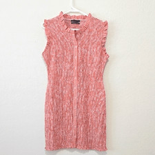 Urban Outfitters Pink Sheath Dress Mock Neck Mini size Large