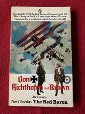 Vintage 1971 Edition - The Red Baron  Von Richthofen and Brown by Joe Lavinia. 