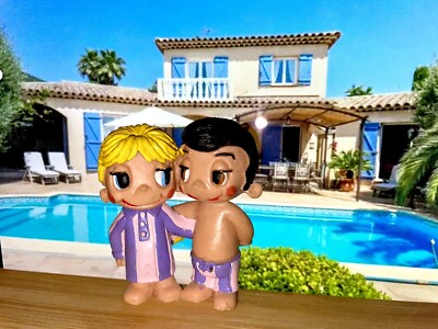 Liebe Ist ...Comic, Love is... 5,5 cm Lila/Pink   Absolute Rarität   Kim Casali