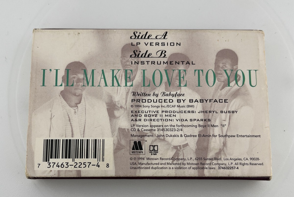 I'll Make Love to You by Boyz II Men (Cassette Single LP Version