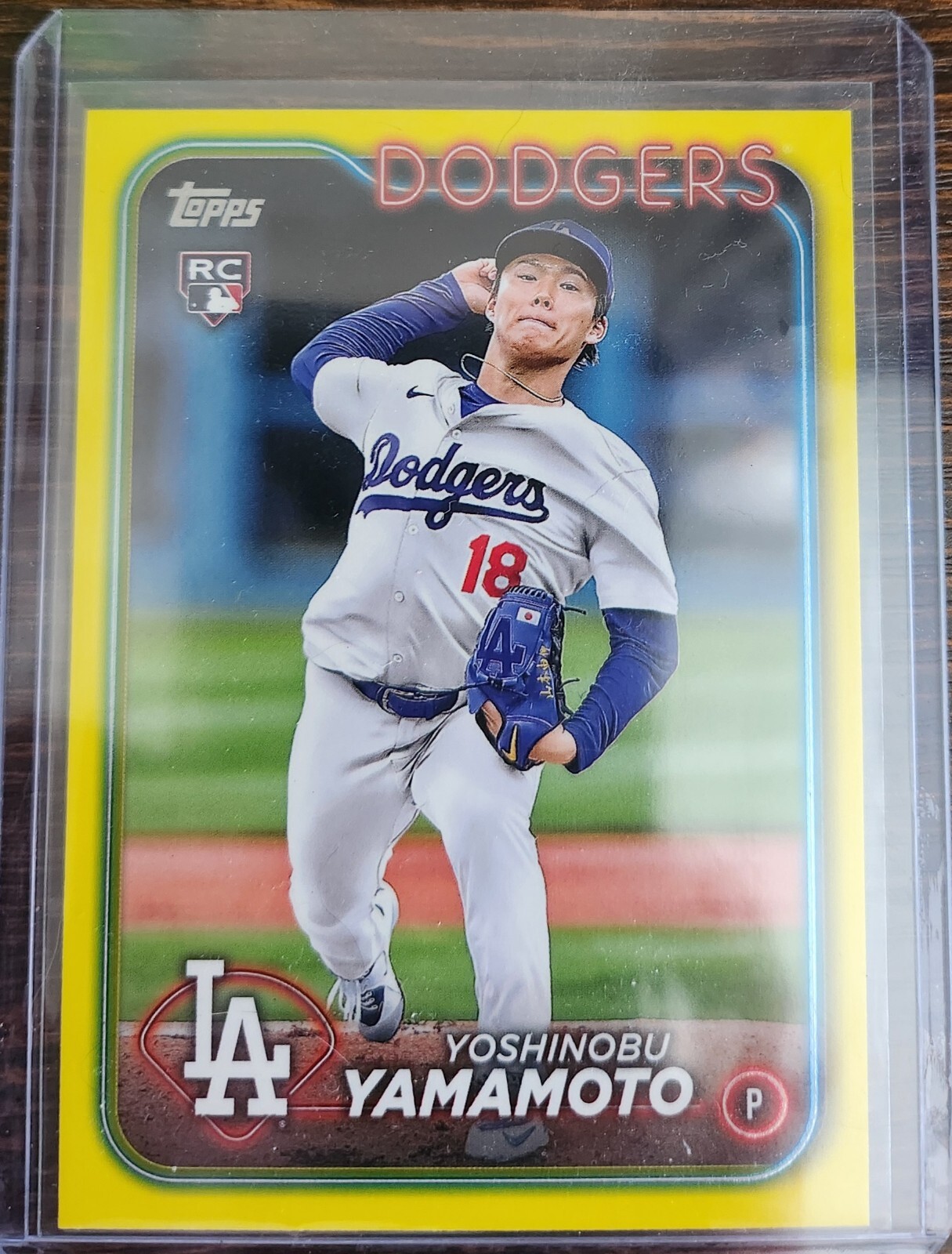 2024 Topps Series 2 - #553 Yoshinobu Yamamoto (RC) Yellow