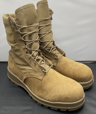Belleville Desert Steel Toe Combat Military Boots Mens 14 Vibram