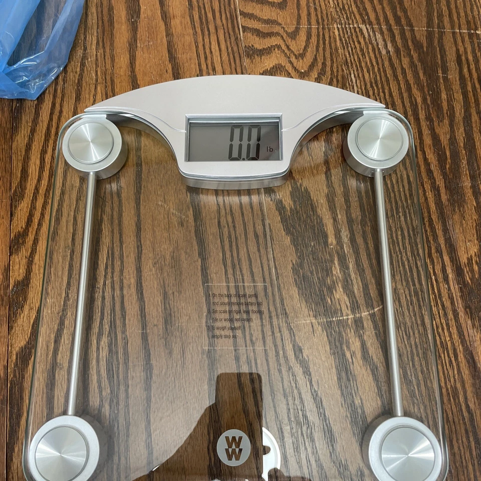 "Escala Weight Watchers vidrio de seguridad templado probado funciona 12x13,5"" pantalla LCD de alta visibilidad" Foto 2 de 4