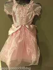 ALL DRESSED UP GIRLS HALLOWEEN COSTUME Pink PRINCESS DRESS Size 5 6 NEW Fancy