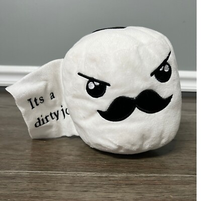 Ideal Toys Direct Toilet Paper Plush Gag Gift Funny Angry Face Kids