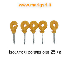ISOLATEURS CROCHET EN BOIS pour CLÔTURE ÉLECTRIQUE CLÔTURE FIL CORDE (25 pièces)