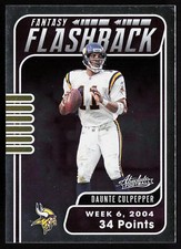 2020 Panini Absolute Fantasy Flashback Daunte Culpepper #FF-DC Minnesota Vikings